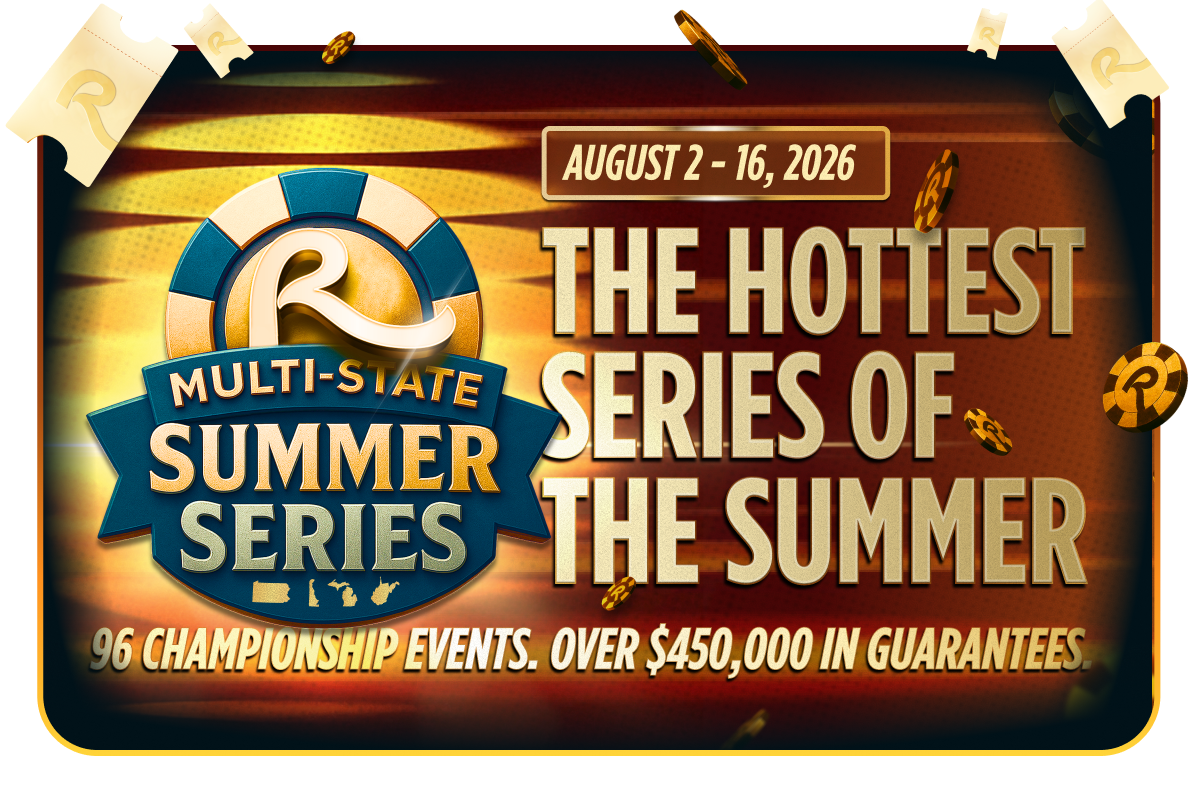 BetRivers Poker Multi-State Summer Series Returns Aug. 2-16; $450K in GTD Prize Pools