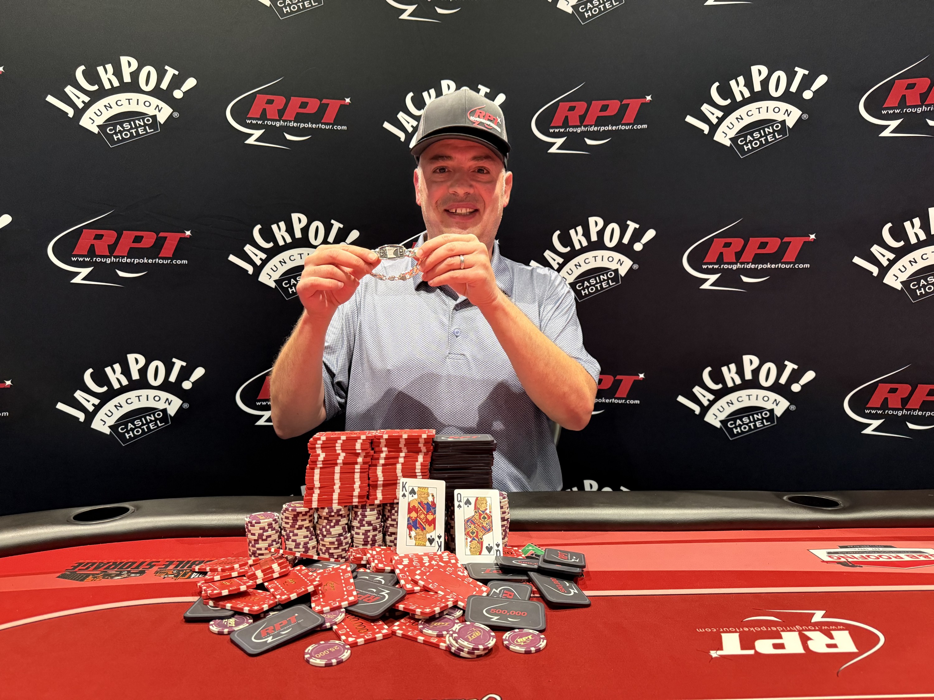 Birthday Magic for Rob Wazwaz at the $640 RPT Jackpot Junction Main Event!