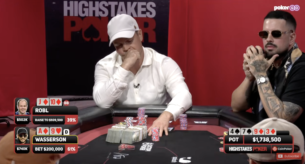 Andrew Robl Gambles on a Draw in Record $2.4 Million Pot