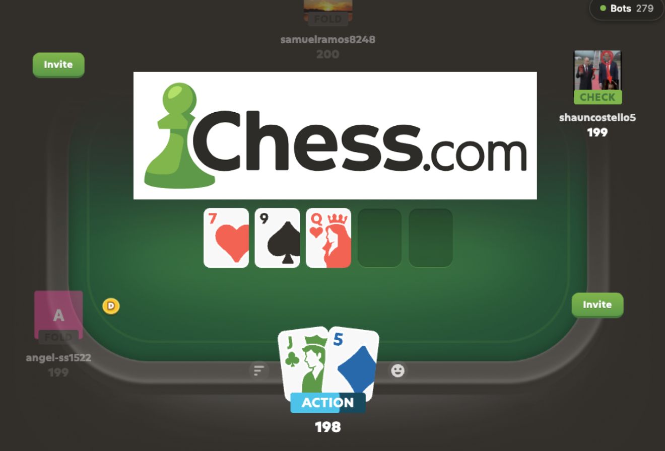 Chess.com Ventures Into Poker Space by Launching Poker Site