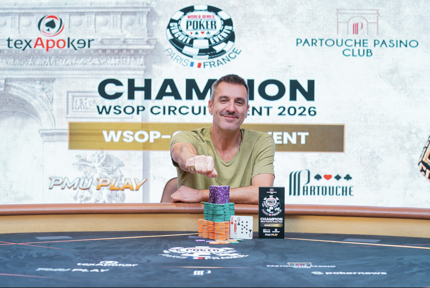 Pierre Chevalier Set to Quit Poker After Taking Down WSOPC Paris