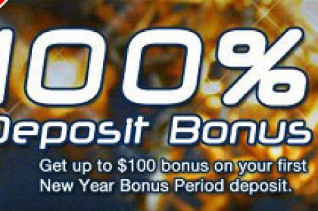 Pokerchamps gives New Years Deposit Bonus!