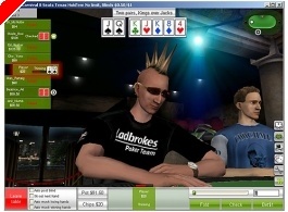Ladbrokes Poker Lancia Software per  Poker 3D