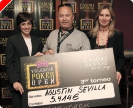 Agustín Sevilla arrolla en el III Valencia Poker Open