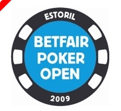 Domingo 1 de Março - Satélites Betfair Poker Open Estoril