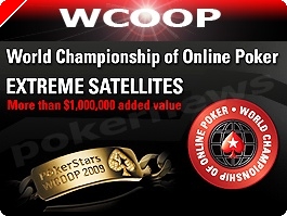 PokerStars WCOOP Extreme Satellites : $1 Million en tickets ajoutés