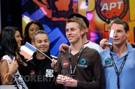 Adrien Allain wins the Asian Poker Tour Macau Main Event