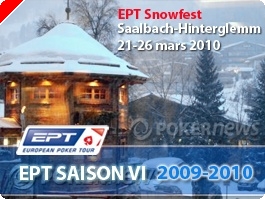 European Poker Tour : PokerStars ajoute l'EPT Snowfest au calendrier de la Saison VI