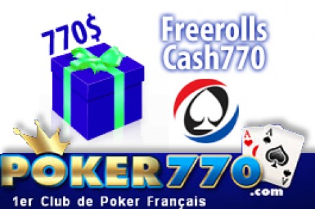 Freeroll CASH $770 PokerNews ce 18 décembre