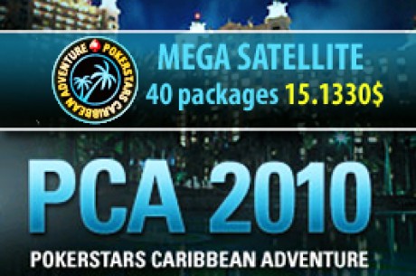 PokerStars : 40 packages PCA à 15.130$ dimanche 20 décembre