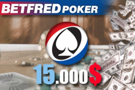$15.000 em Freerolls no BetFred Poker em 2010