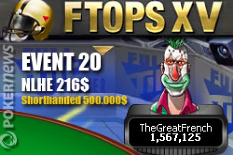 Full Tilt Poker FTOPS XV Event 20 : 'TheGreatFrench' empoche 43.250$