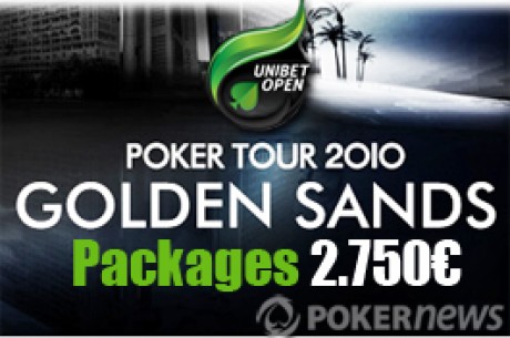 Unibet Poker : tickets gratuits pour l'Unibet Open Golden Sands