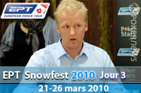 EPT Snowfest Jour 3 :  Baekke en ascension libre (reportage poker live)