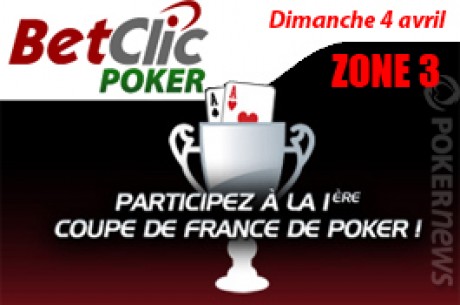 Freeroll Betclic Poker : 50 tickets gratuits pour la Coupe de France de poker (4 avril)