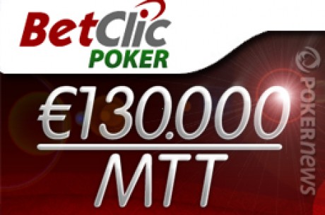 Betclic Poker challenge MTT : 130.000€ de bonus