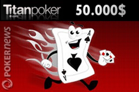 Titan Poker lance la course aux points au mois de mai (cash game + tournois online) avec 50.000$ de prix.