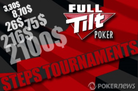 Full Tilt Poker : les tournois Steps en rodage