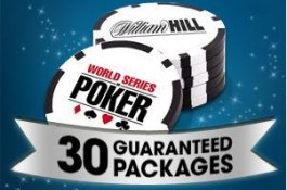 30 packages Main event WSOP 2010 garantis dans le Mega Satellite de William Hill