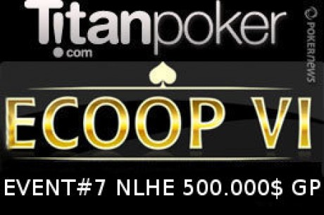 ECOOP VI : Fabien Carliez quatrième du NLHE 500.000$ garantis (30.000$)