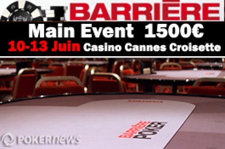 Casino Barrière Cannes : visite guidée avant le Main Event 1.500€