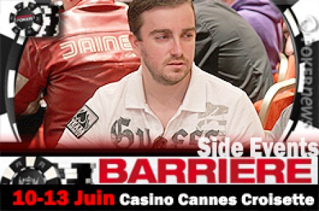 Résultats poker : Antoine Saout ship un side au Casino Barrière de Cannes