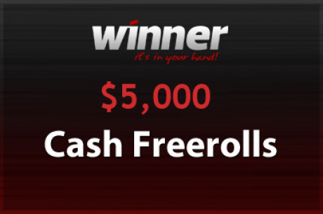 $5,000 Cash Freeroll on Winner Poker