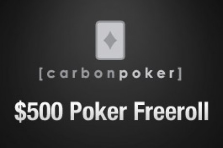 $500 Cash Freeroll Nesta Quarta-Feira, no Carbon Poker