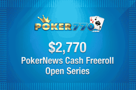 $2,770 Cash Freerolls na Poker770