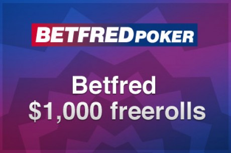 $1,000 Freeroll on Betfred Poker