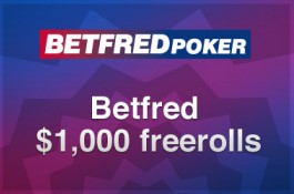 PokerNews $1,000 Freeroll no Betfred Poker