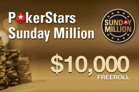 $10,000 Sunday Million Freeroll on PokerStars