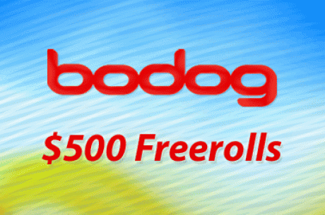 Este Fim-de-Semana Freeroll de $500 na Bodog - Aberto a Todos