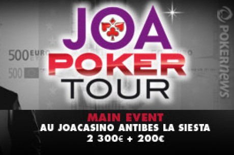 Joa Poker Tour au casino Joa Siesta le 23 août (satellites 20-22 août)