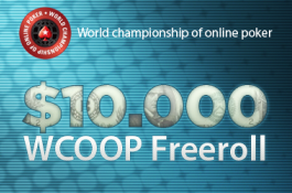 Classifique-se para o WCOOP $10,000 Freeroll no PokerStars - Últimos Dias!