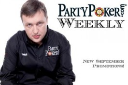 Boletim Semanal PartyPoker: WPT de Londres, Tony G 'Pacificador' e Promoção Snowball