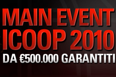 ICOOP Main Event con €500.000 Garantiti su PokerStars.it