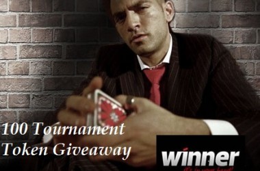 PokerNews Exclusive Winner Poker 100 Tournament Token Giveaway Tonight - Just a Deposit Needed