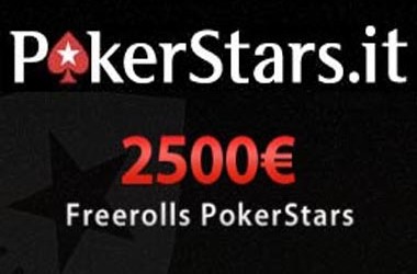 Qualificati per il Freerolls da 2500€ su PokerStars.it
