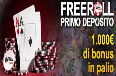 Winga Poker Debutta su PokerNews. Per i Nuovi Utenti un Freeroll da 1.000€!