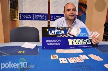 Rui Ferreiro gana la segunda etapa de la Liga Poker770 La Toja