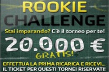 Gioca a Poker Gratis su GDpoker con il 20.000€ Rookie Challenge e i Freerolls Quotidiani