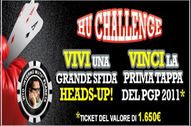 HU Challenge di Winga Poker: Vai Gratis al PGP 2011