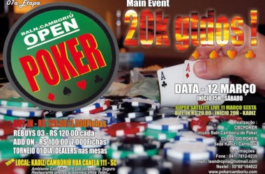Falta Pouco para a Sétima Edição do Balneário Camboriú Open de Poker