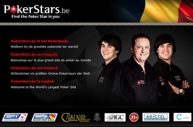 Poker en Belgique : Pokerstars lance la première room en .be