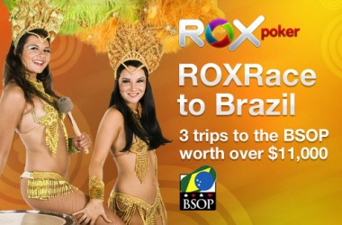 Promoção Exclusiva PokerNews Rox Race para o BSOP