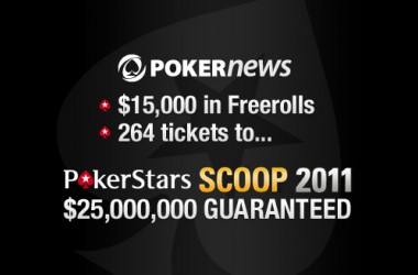PokerStars SCOOP Freerolls: $15,000 em Satélites Exclusivos - Últimos Dias para se Qualificar!