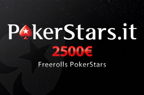 Qualificati Adesso per il Freeroll da 2500€ su PokerStars!