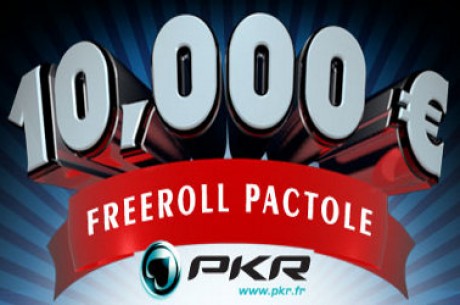 PKR. fr : Tournoi Freeroll "Le Pactole" doté de 10.000€