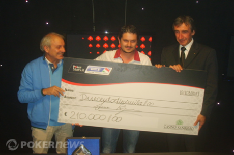 Luca Pagano Vince l’Italian Poker Tour di Sanremo